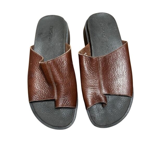 Aerosoles Platform Thong Leather Sandals Women’s Size 7.5 Y2K - Picture 1 of 10